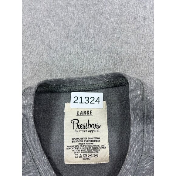 Texas Longhorns Pressbox Campus Crew Sweatshirt (Women's Large)‎ Gray - Picture 4 of 12